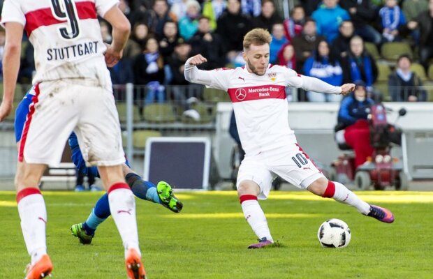 VIDEO Maxim, primul meci ca integralist la Stuttgart după jumătate de an » Pasă de gol reușită de mijlocașul român