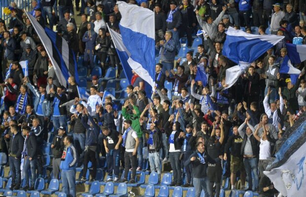 În tribune, cu fularul Craiovei. După meci, goana după autografele FCSB » Reacţia neașteptată a iubitei unui fotbalist al oltenilor