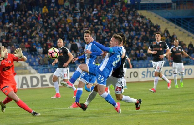 VIDEO + FOTO Dramatism la Severin! Dinamo, egalată de Craiova în prelungiri și are șanse tot mai mici la titlu 