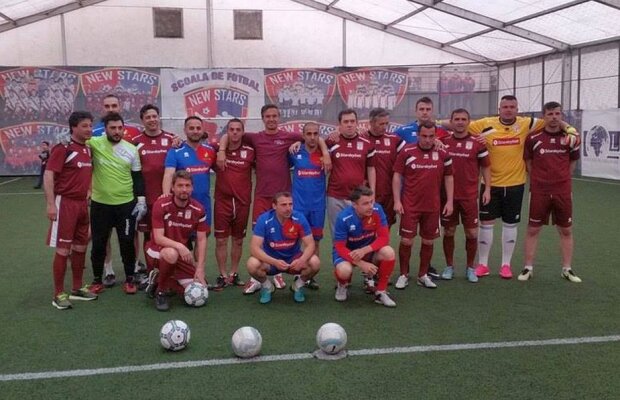 FOTO+VIDEO Spectacol ca în vremurile bune » Meci caritabil între echipele Rapid Old Boys și Steaua 2006