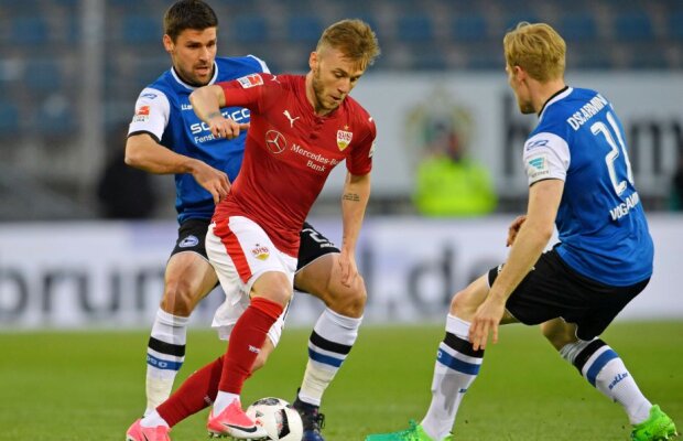 VIDEO Maxim, o nouă evoluție strălucitoare pentru Stuttgart » Pasă de gol într-un meci câștigat dramatic de echipa sa