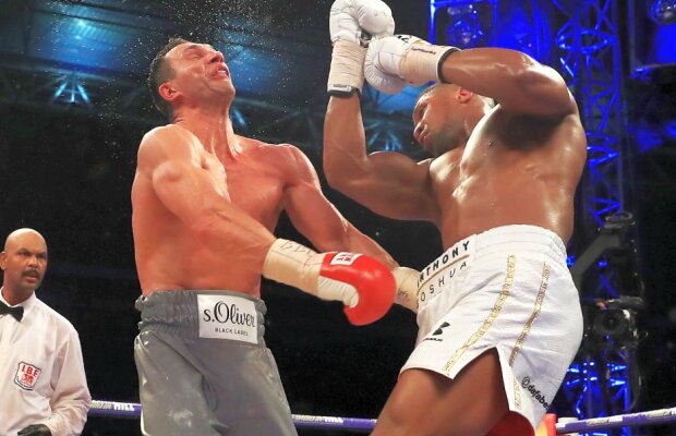 VIDEO + FOTO Lovitura devastatoare care l-a terminat pe Kliciko » Cum se vede în slow-motion upercutul lui Joshua