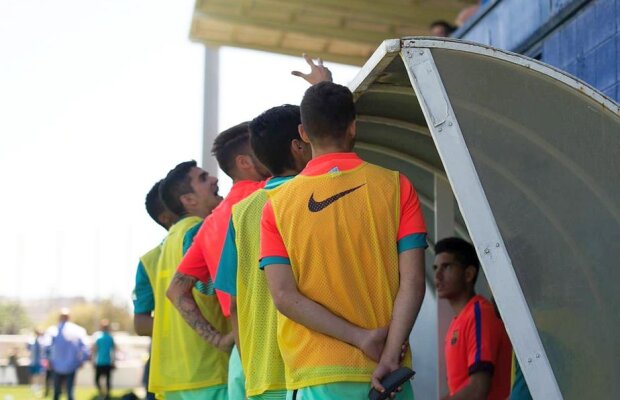 VIDEO + FOTO Scandal la meciul Espanyol - Barcelona » Juniorii Barcelonei, acuzați că au stricat imaginea clubului!