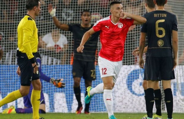 FOTO Supercoregarfie dedicată lui Ovidiu Hoban la ultimul meci al sezonului pentru Beer Sheva! Imaginea care l-a sensibilizat pe român 