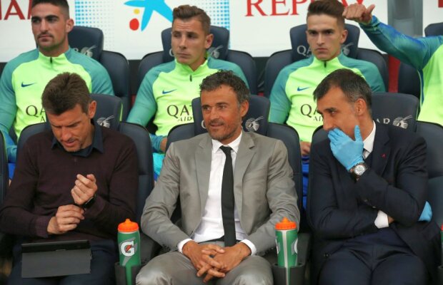 FOTO Fanii Barcelonei au făcut o coregrafie specială pentru Luis Enrique » Spaniolul e la ultimul meci pe banca formației blaugrana