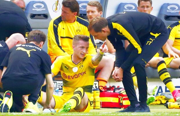 Reus a primit verdictul medicilor! A aflat cât va lipsi după accidentarea din Cupă » N-a scăpat de ce se temea