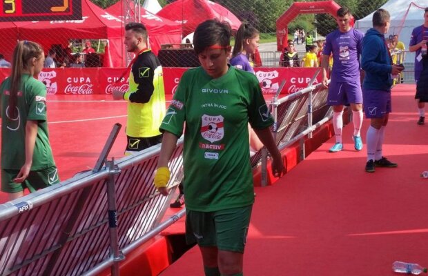 GALERIE FOTO Una dintre cele mai talentate jucătoare de la Cupa Coca-Cola a făcut show, deși se accidentase: "În viață mai faci și sacrificii"