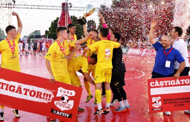 S-a încheiat spectacolul de la Cupa Coca-Cola! LPS Cluj și Colegiul Feroviar "Mihai I" merg pe Wembley