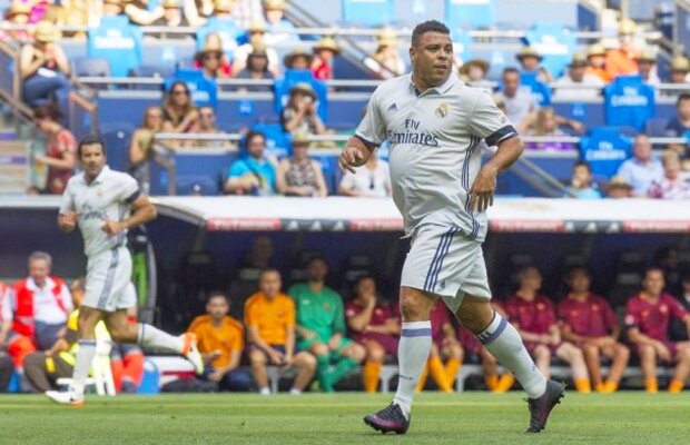 FOTO+VIDEO Ronaldo XXXL » "Dințosul" a șocat asistența la meciul legendelor de la Madrid