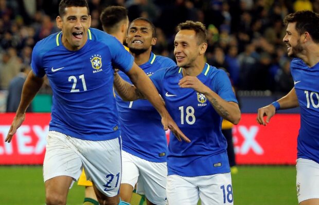 VIDEO Brazilia a făcut spectacol contra Australiei » A marcat după 10 secunde