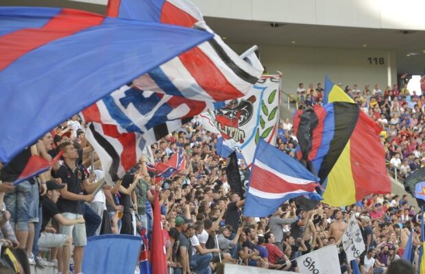 FOTO Suporterii Stelei au "redenumit" o localitate din România! S-au legat de o performanță istorică a echipei