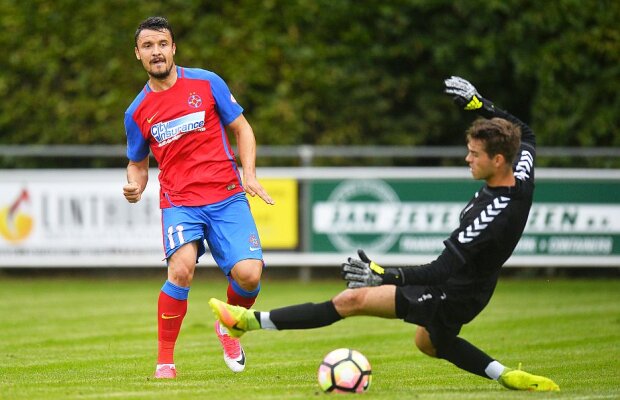 VIDEO » FCSB, înfrângere în ultimul amical al verii, contra lui Oostende!
