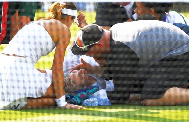 Emoționant! O jucătoare română povestește cum Mattek-Sands a ajutat-o când s-a accidentat! Mesaj de susținere după momentele groaznice de la Wimbledon