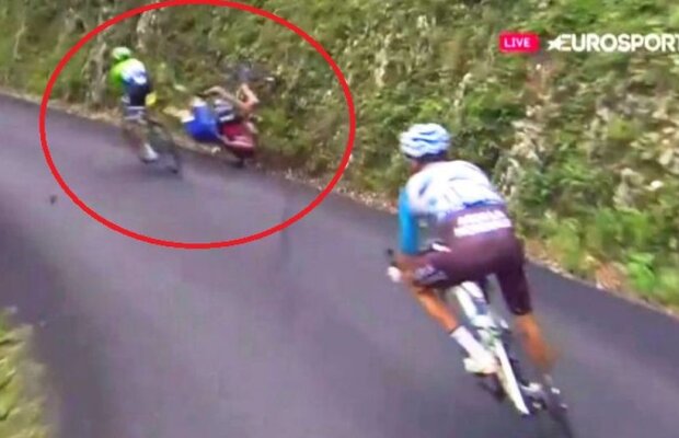 VIDEO 5 evenimente uluitoare în Turul Franței: căzătură înfiorătoare și abandon ale lui Richie Porte, Chris Froome îl izbește pe Fabio Aru, Alberto Contador face implozie