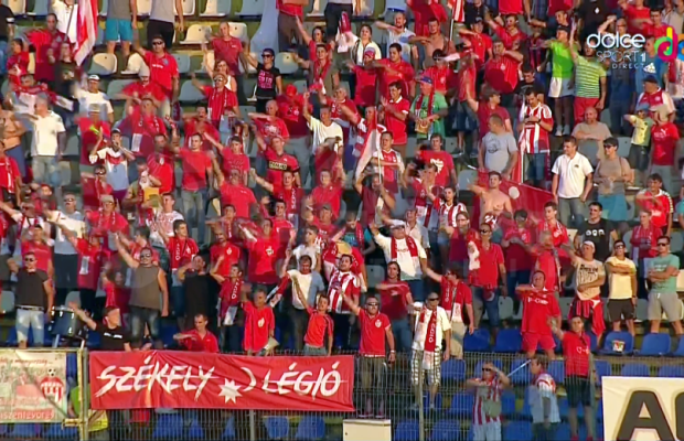 FOTO Cum a celebrat galeria lui Sepsi victoria cu Juventus București! Patronul a explicat gestul suporterilor: "Nu se pune problema"