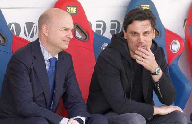 CS U CRAIOVA - AC MILAN » Marcel Popescu l-a întâmpinat pe Marco Fassone, înaintea duelului din Europa League » Cadoul președintelui CS U 