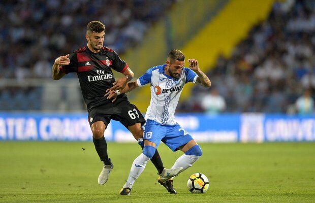 CSU CRAIOVA - AC MILAN // VIDEO+FOTO » CS U Craiova pierde cu onoare duelul cu AC Milan de la Severin