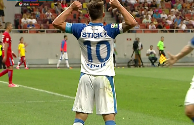 VIDEO+FOTO #AB10 » Băluță a executat-o pe FCSB și apoi s-a bucurat în stilul lui Cristiano Ronaldo!