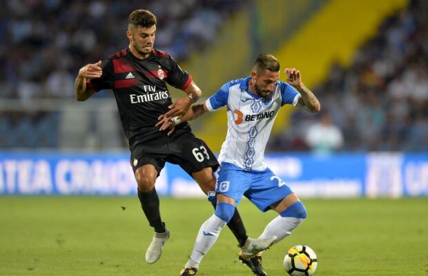 3 modificări în echipa Milanului în returul contra lui CSU Craiova 