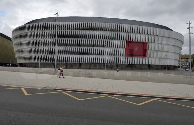 Bilbao - Dinamo // Corespondență din Spania //  GALERIE FOTO + VIDEO Imagini spectaculoase de pe superstadionul pe care va juca Dinamo 