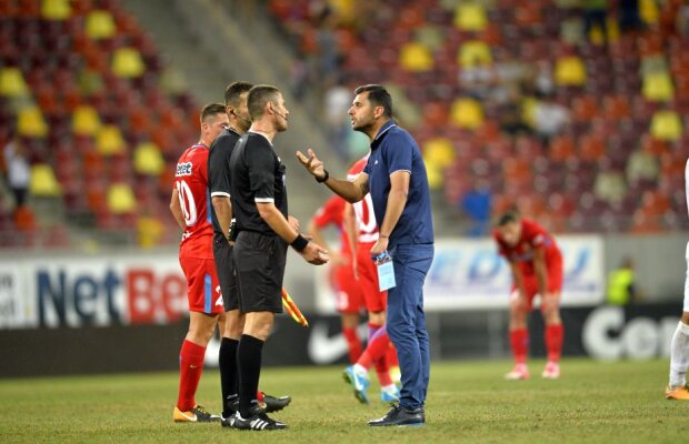 Nicolae Dică, supărat după FCSB-Astra: "Se vede clar pe cine favorizează arbitrajul" + 2 titulari s-au accidentat 