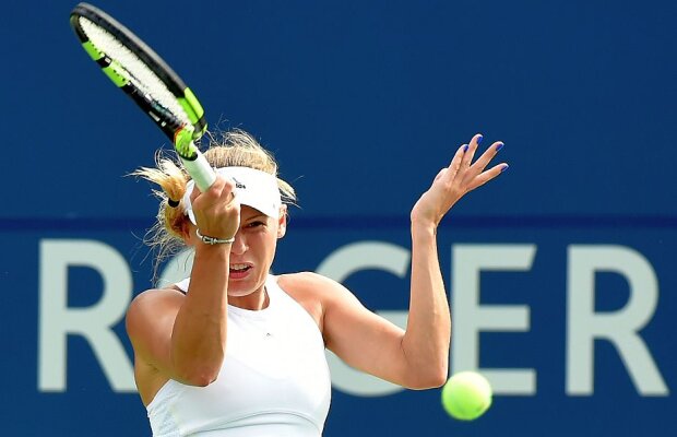 VIDEO Wozniacki și-a ieșit din minți în timpul finalei de la Toronto, după ce Svitolina a făcut break