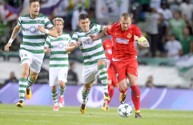 Corespondență din Portugalia // Discuție fierbinte în liftul de pe "Alvalade" » Un fan Sporting a răbufnit după 0-0 cu FCSB: "Voi fotbal când jucați?"