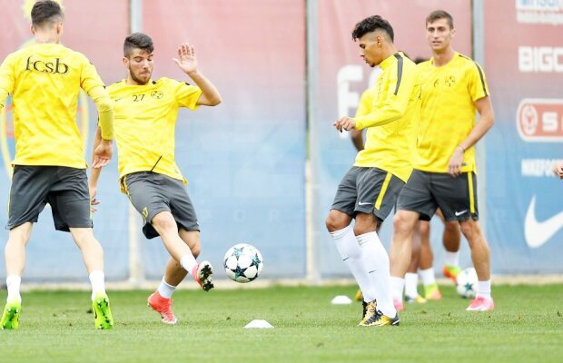 VIDEO + FOTO Florinel Coman, la antrenamentul oficial înainte de Sporting » Prima "piedică" la FCSB