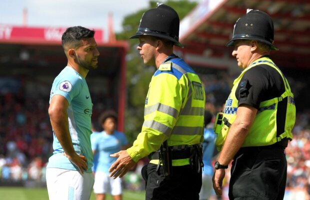 Aguero protestează după ce e acuzat că a lovit un steward: "N-am făcut nimic rău, n-am lovit pe nimeni!"