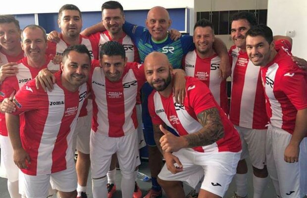 VIDEO Spectacol total la "Finala Legendelor" » Mutu a marcat și pentru FC Argeș, și pentru Dinamo, Dică a jucat pe un post-surpriză 