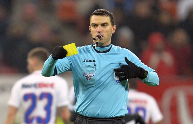 Hațegan, ironizat de oficiali după prestația din meciul Sporting - Barcelona: "Va primi Balonul de Aur"