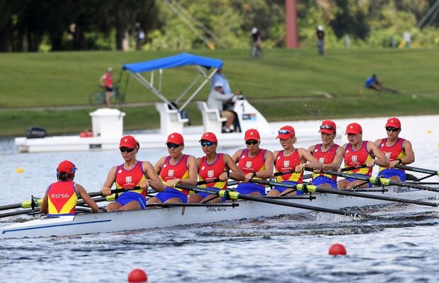 Mondialele de canotaj » România, a doua medalie de aur în două zile! Echipajul de 8+1 a câștigat finala de la Sarasota