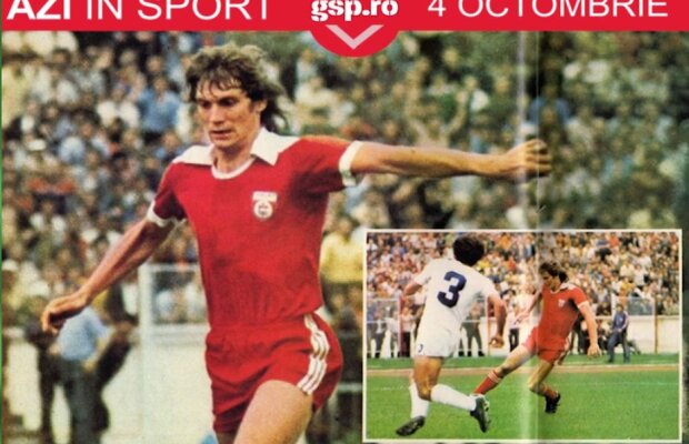 VIDEO Azi în sport: Ziua în care Dudu Georgescu a marcat un hattrick în Cupa UEFA, într-o victorie URIAȘĂ a lui Dinamo