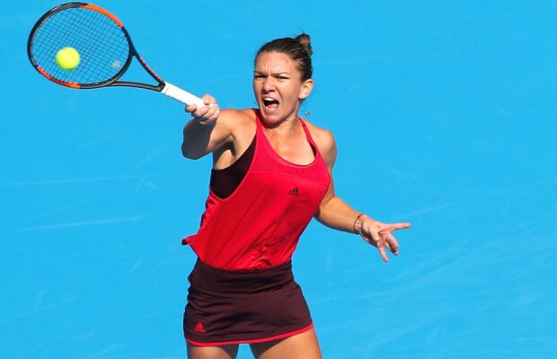 VIDEO Punct formidabil între Halep și Ostapenko » Schimb de mingi uluitor, câștigat de Simona