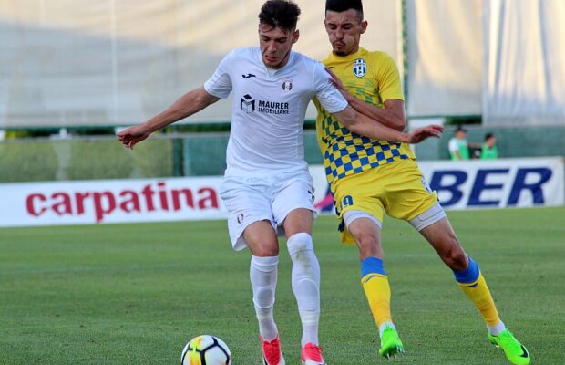 Amical spectaculos între două formații din Liga 1 » Au fost ratate două penalty-uri!