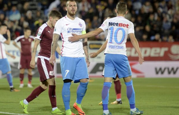 Steliștii sar în sprijinul lui Alibec după scandalul din meciul cu Voluntari: "Sunt sigur că își va reveni"