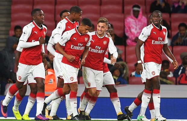 Tot mai aproape de prima echipă a lui Arsenal » Vlad Dragomir a marcat în ultimul meci jucat de "tunarii" mici