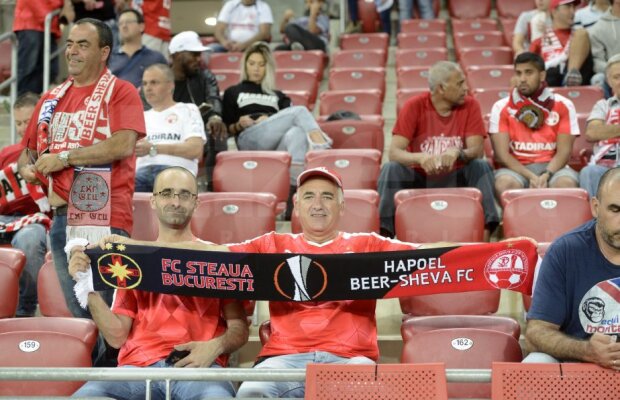 FOTO Imaginea serii vine de la Beer Sheva! Cum a surprins un dinamovist aflat pe stadion la meciul dintre Hapoel și FCSB
