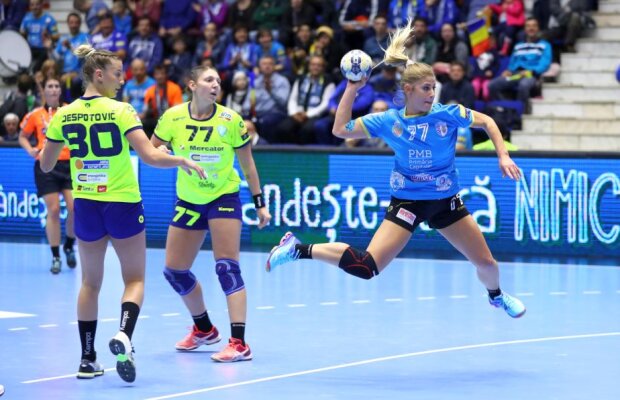 S-au răzbunat pe Bistrița! Fetele de la CSM București au făcut instrucție cu bistrițencele, după ce au pierdut la Nykobing