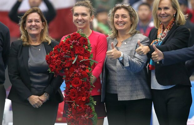 FOTO Surpriză inedită pentru Simona Halep » Statuie de 2 metri în județul Olt