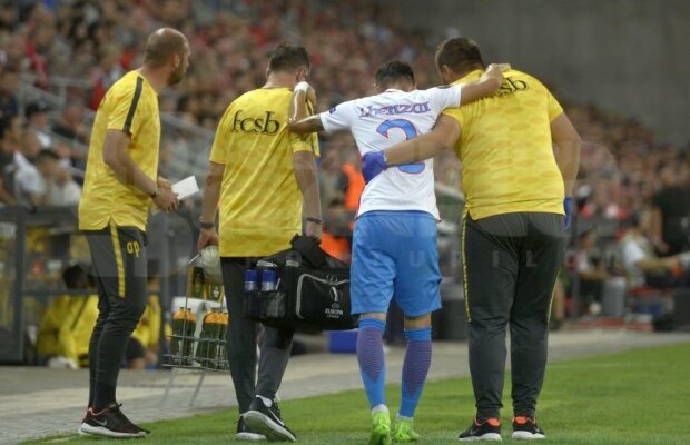 Veste proastă pentru Nicolae Dică » Când va reveni Benzar după accidentarea din meciul cu Beer Sheva