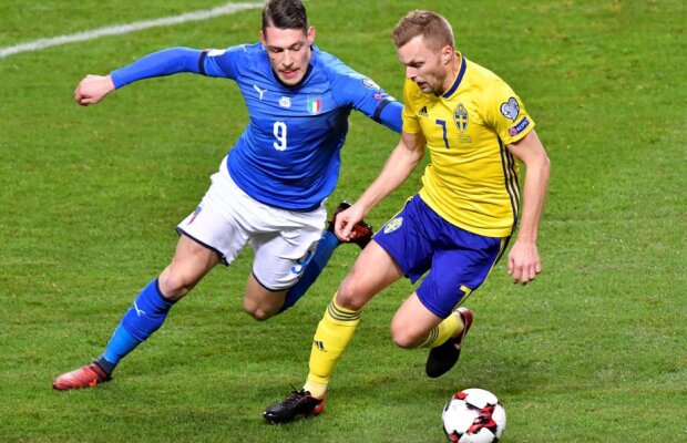FOTO + VIDEO Surpriză mare la barajul pentru CM 2018: Suedia a învins-o pe Italia, iar calificarea Squadrei Azzurra e în pericol