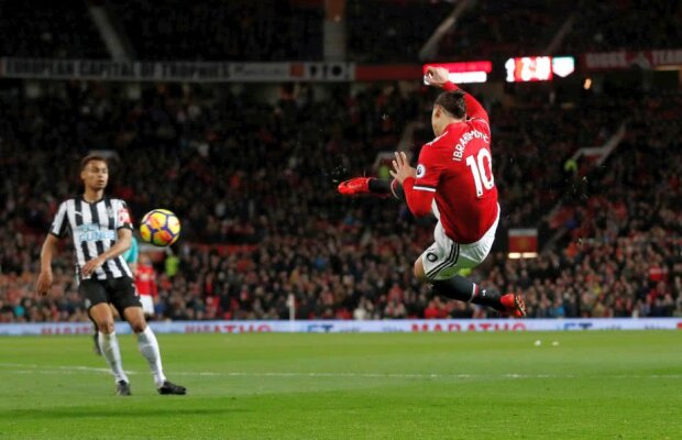 VIDEO + FOTO "Regele" s-a întors pe Old Trafford » Manchester United a demolat-o pe Newcastle, iar Zlatan a prins câteva minute