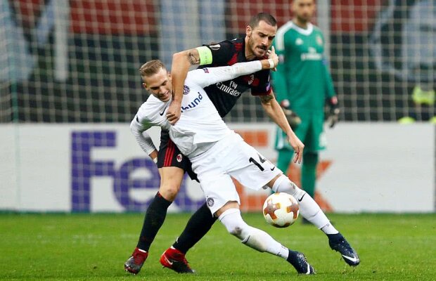 VIDEO Autogol cu câlcâiul din alunecare! Bonucci s-a făcut de râs cu Austria Viena