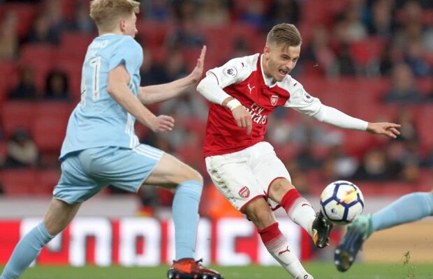 VIDEO One man show! Vlad Dragomir a marcat două goluri în meciul dintre Arsenal și West Ham