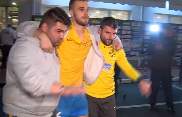 FOTO Amatorism total la FCSB! Ce s-a întâmplat cu Planici după accidentare + Cum arată piciorul fundașului
