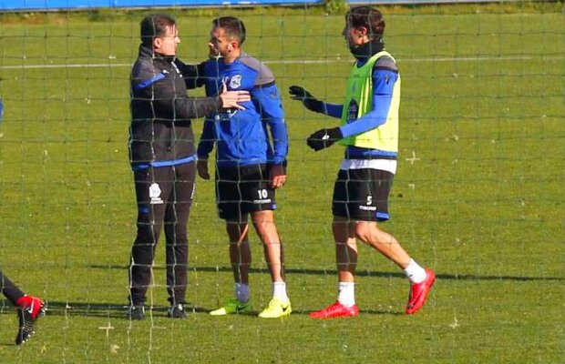 Florin Andone s-a luat la bătaie cu un coechipier! Antrenamentul a fost oprit