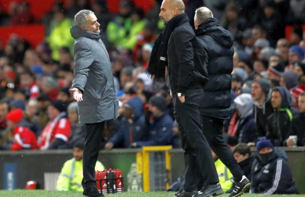 VIDEO Scandal uriaș la vestiare după derby-ul din Manchester: Mourinho, lovit în cap cu un pet de jucătorii lui City într-o bătaie generală! Încă un oficial și-a spart arcada