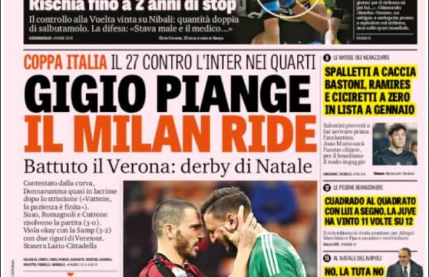 Ce scriu azi ziarele de sport din lume (14 decembrie 2017)