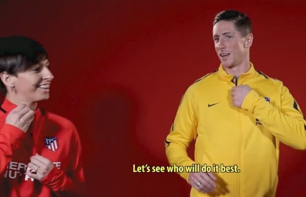 FOTO + VIDEO Jucătoarea română de la Atletico Madrid s-a distrat de sărbători alături  de starurile Torres și Oblak: "Parcă eram prieteni vechi"